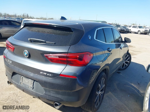 2018 BMW X2 sDrive28i with VIN WBXYJ3C3XJEJ82269, listed as a IAAI auction lot 41754391 with 106,007 mi miles. Bid and sale history available at carsss.com. Image 4.