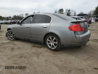 2004 Infiniti G35 w/Leather z VIN JNKCV51F04M708177, wystawiony jako Copart lot #49927925 z przebiegiem 148 682 mil mil oraz Czysty tytuł • Clean title. Historia ofert i sprzedaży dostępna na DreamBid. Obrazek 2.