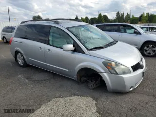 2004 Nissan Quest SE with VIN 5N1BV28U44N359305, listed as a Copart auction lot 68366604 with 140,742 mi miles and Salvage Title. Bid and sale history available at carsss.com. Image 4.