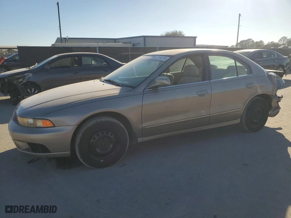 2002 Mitsubishi Galant ES with VIN 4A3AA46G62E159170, listed as a Copart auction lot 87966255 with 91334 miles and Salvage Title. Bid and sale history available at carsss.com. Image 1.
