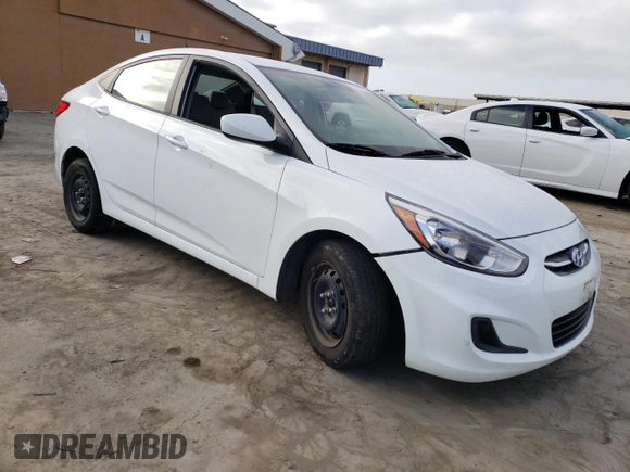 2017 Hyundai Accent SE with VIN KMHCT4AEXHU171585, listed as a Copart auction lot 75703923 with Not Provided miles and . Bid and sale history available at DreamBid. Image 4.