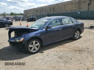 2015 Volkswagen Passat Limited Edition with VIN 1VWAT7A34FC109451, listed as a Copart auction lot 55051185 with 174,455 mi miles and Salvage title. Bid and sale history available at DreamBid. Image 1.
