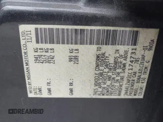 2012 Nissan Altima S with VIN 1N4AL2AP2CC174731, listed as a IAAI auction lot 42717788 with 87,727 mi miles and . Bid and sale history available at DreamBid. Image 9.