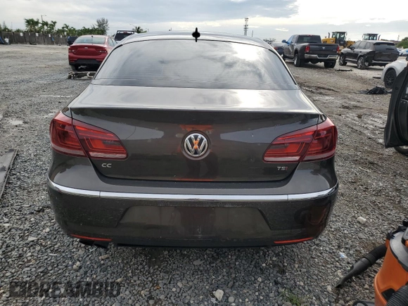 2017 Volkswagen CC 2.0T Sport with VIN WVWKP7AN3HE503253, listed as a Copart auction lot 58635764 with 73,812 mi miles and Salvage Title. Bid and sale history available at carsss.com. Image 6.