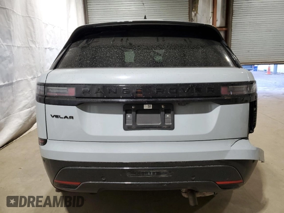 2025 Land Rover Range Rover Velar Dynamic SE with VIN SALYL2EX9SA809949, listed as a Copart auction lot 47476955 with 3,804 mi miles and Salvage title. Bid and sale history available at DreamBid. Image 6.