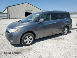 2016 Nissan Quest SL with VIN JN8AE2KPXG9150879, listed as a Copart auction lot 53609985 with 110,231 mi miles and Salvage Title. Bid and sale history available at DreamBid. Image 1.