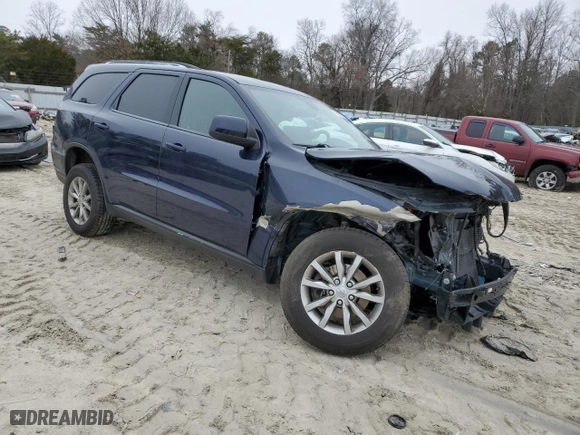 2017 Dodge Durango SXT with VIN 1C4RDJAGXHC945545, listed as a Copart auction lot 45888505 with 57,800 mi miles and Salvage Title. Bid and sale history available at carsss.com. Image 4.