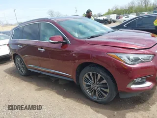 2019 Infiniti QX60 Luxe with VIN 5N1DL0MM5KC515014, listed as a IAAI auction lot 42073879 with 100,566 mi miles and . Bid and sale history available at DreamBid. Image 13.