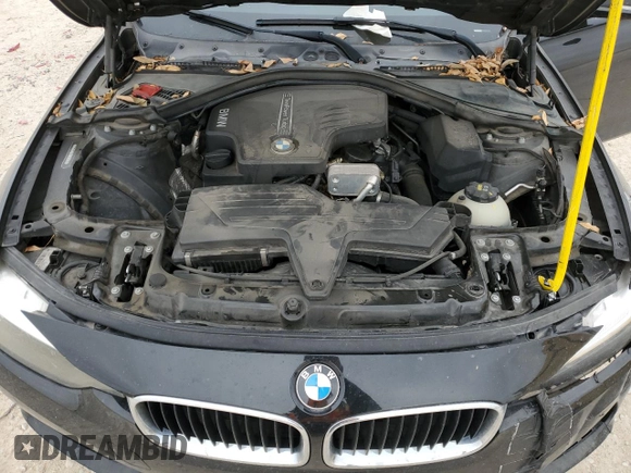 2016 BMW 3 Series 320i with VIN WBA8E1G51GNT37654, listed as a Copart auction lot 43650585 with 141,032 mi miles and Salvage Title. Bid and sale history available at DreamBid. Image 11.