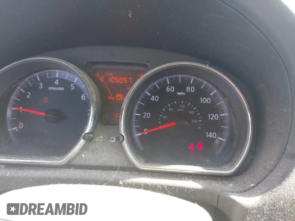 2014 Nissan Versa SV with VIN 3N1CN7AP2EL836604, listed as a IAAI auction lot 40574887 with 105,057 mi miles. Bid and sale history available at carsss.com. Image 7.