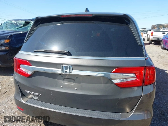 2019 Honda Odyssey EX-L with VIN 5FNRL6H78KB115260, listed as a IAAI auction lot 41962095 with 146,658 mi miles and . Bid and sale history available at DreamBid. Image 16.