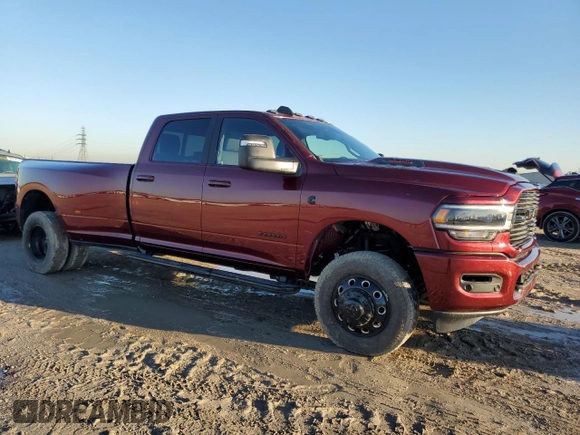 2023 Ram 3500 Laramie with VIN 3C63RRJL7PG557369, listed as a Copart auction lot 44796765 with 6,390 mi miles and Non Repairable. Bid and sale history available at carsss.com. Image 4.