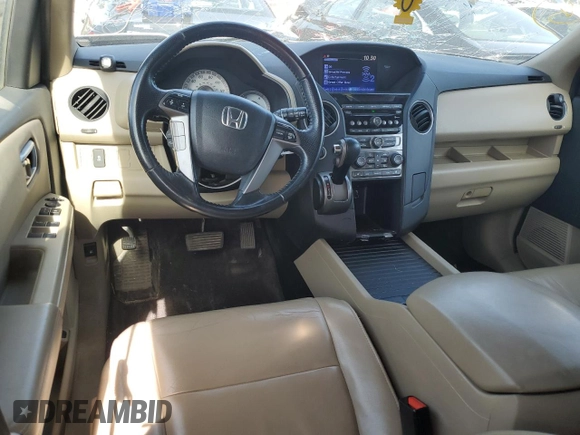 2012 Honda Pilot EX-L with VIN 5FNYF4H5XCB047292, listed as a Copart auction lot 53453475 with 141,092 mi miles and Salvage Title. Bid and sale history available at DreamBid. Image 8.