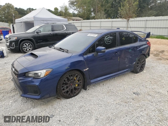 2018 Subaru WRX STI with VIN JF1VA2M69J9817418, listed as a Copart auction lot 68281693 with 78,645 mi miles. Bid and sale history available at carsss.com. Image 1.