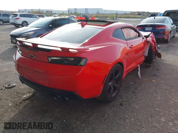 2016 Chevrolet Camaro 2SS with VIN 1G1FH1R75G0129797, listed as a IAAI auction lot 41026484 with 43,382 mi miles and . Bid and sale history available at DreamBid. Image 4.