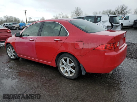 2004 Acura TSX w/Navigation with VIN JH4CL96904C040001, listed as a Copart auction lot 46000225 with 155,209 mi miles and Clean Title. Bid and sale history available at carsss.com. Image 2.