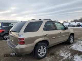 2006 Acura MDX Touring with VIN 2HNYD18676H548680, listed as a Copart auction lot 43071155 with 156,908 mi miles and Salvage Title. Bid and sale history available at carsss.com. Image 3.
