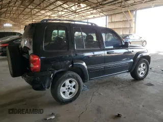 2003 Jeep Liberty Limited with VIN 1J4GL58K13W657703, listed as a Copart auction lot 62957105 with 168,201 mi miles and Salvage title. Bid and sale history available at DreamBid. Image 3.