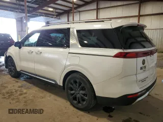 2022 Kia Carnival SX with VIN KNDNE5H33N6104666, listed as a Copart auction lot 87700895 with 39,337 mi miles and Salvage Title. Bid and sale history available at carsss.com. Image 2.