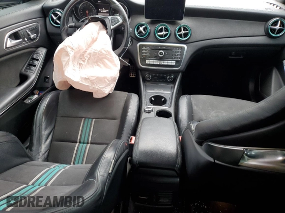 2017 Mercedes-Benz CLA 250 with VIN WDDSJ4GBXHN446763, listed as a Copart auction lot 66008514 with 134,181 mi miles and Salvage Title. Bid and sale history available at DreamBid. Image 8.
