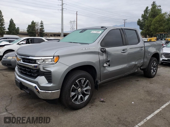 2023 Chevrolet Silverado 1500 LT with VIN 1GCPACEK3PZ234808, listed as a Copart auction lot 81711604 with 27,943 mi miles and Salvage Title. Bid and sale history available at DreamBid. Image 1.
