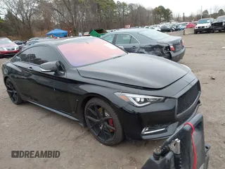 2018 Infiniti Q60 Luxe with VIN JN1EV7EL6JM391283, listed as a IAAI auction lot 41172440 with 70,015 mi miles and . Bid and sale history available at DreamBid. Image 1.