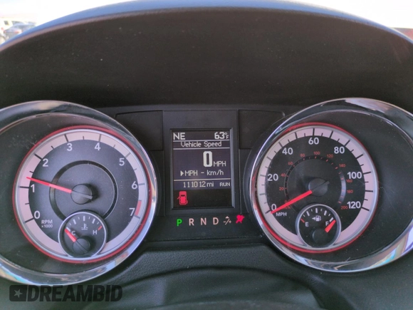 2013 Dodge Grand Caravan Crew with VIN 2C4RDGDG6DR549225, listed as a Copart auction lot 49479425 with 111,012 mi miles and Salvage Title. Bid and sale history available at DreamBid. Image 9.