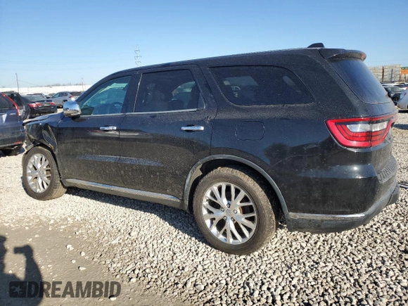 2014 Dodge Durango Citadel with VIN 1C4SDJET6EC438520, listed as a Copart auction lot 47929365 with Not Provided miles and Salvage Title. Bid and sale history available at DreamBid. Image 2.