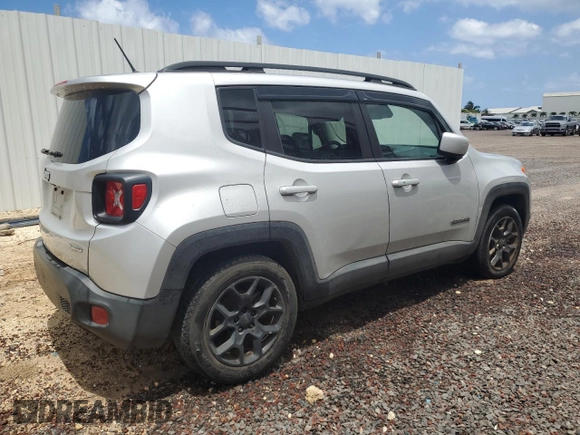 2017 Jeep Renegade Latitude with VIN ZACCJABB6HPE44536, listed as a Copart auction lot 59926145 with 79,487 mi miles and Clean title. Bid and sale history available at DreamBid. Image 3.