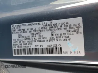 2023 Mazda CX-50 Premium Plus z VIN 7MMVABEY6PN100615, wystawiony jako Copart lot #36311113 z przebiegiem 10 622 mil mil oraz . Historia ofert i sprzedaży dostępna na DreamBid. Obrazek 12.