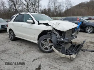 2017 Mercedes-Benz GLE 350 with VIN 4JGDA5HB7HA965487, listed as a Copart auction lot 51161165 with 79,540 mi miles and Salvage title. Bid and sale history available at DreamBid. Image 4.