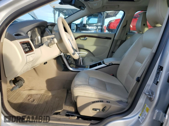 2014 Volvo XC70 T6 with VIN YV4902BZ1E1185852, listed as a Copart auction lot 87641785 with 92,456 mi miles and Salvage Title. Bid and sale history available at DreamBid. Image 7.
