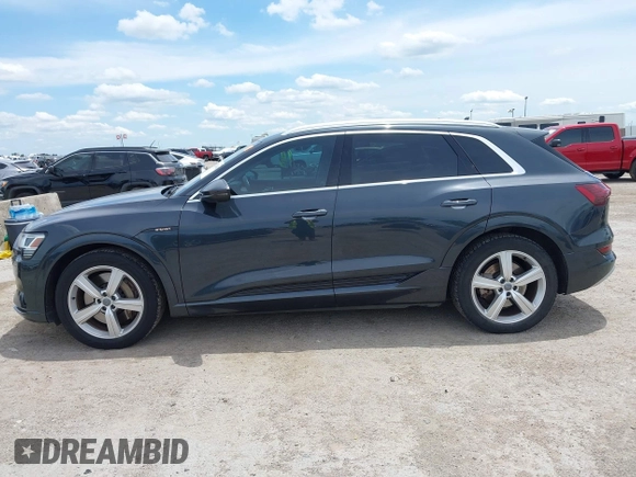 2019 Audi e-tron Premium Plus with VIN WA1LABGE6KB012565, listed as a IAAI auction lot 42220663 with 48,804 mi miles and . Bid and sale history available at DreamBid. Image 14.