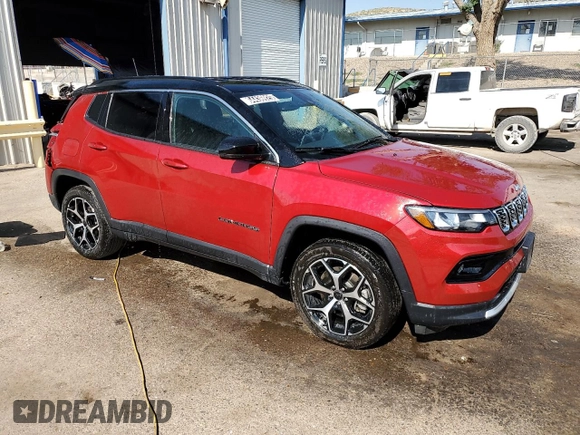 2025 Jeep Compass Limited with VIN 3C4NJDCN2ST513905, listed as a Copart auction lot 64436925 with 16,811 mi miles and Clean title. Bid and sale history available at DreamBid. Image 4.