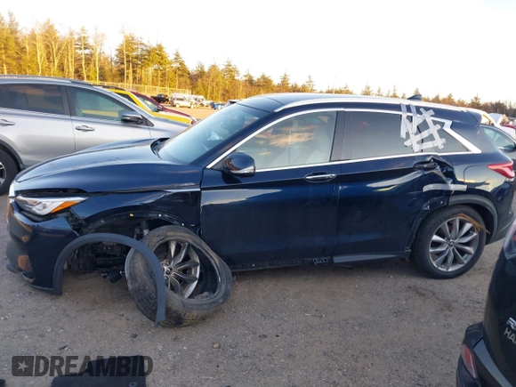 2019 Infiniti QX50 Luxe with VIN 3PCAJ5M32KF132667, listed as a IAAI auction lot 41095763 with 82,549 mi miles and . Bid and sale history available at DreamBid. Image 14.