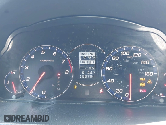 2007 Acura TSX with VIN JH4CL96877C008982, listed as a IAAI auction lot 42333258 with 186,794 mi miles and . Bid and sale history available at DreamBid. Image 7.