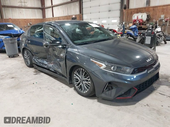 2023 Kia Forte GT-Line with VIN 3KPF54ADXPE535388, listed as a IAAI auction lot 41819888 with 32,272 mi miles. Bid and sale history available at carsss.com. Image 1.