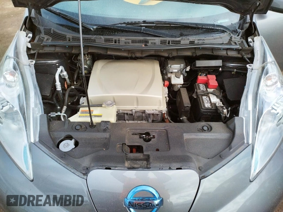 2016 Nissan LEAF S with VIN 1N4BZ0CP1GC313399, listed as a Copart auction lot 38595063 with 43,316 mi miles. Bid and sale history available at carsss.com. Image 11.