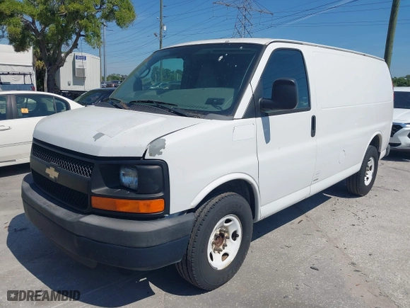 2013 Chevrolet Express Cargo Van with VIN 1GCWGFCA4D1152912, listed as a IAAI auction lot 41893570 with 173,905 mi miles. Bid and sale history available at carsss.com. Image 17.