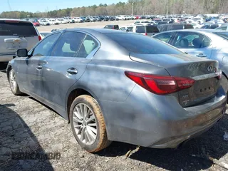 2018 Infiniti Q50 3.0t Luxe with VIN JN1EV7AR7JM434233, listed as a IAAI auction lot 41850208 with 75,610 mi miles. Bid and sale history available at carsss.com. Image 3.