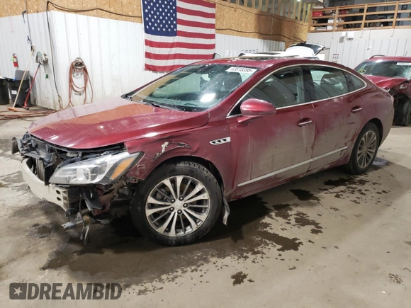 2018 Buick LaCrosse Premium with VIN 1G4ZS5SS3JU110737, listed as a Copart auction lot 42815395 with 35,986 mi miles and Salvage Title. Bid and sale history available at carsss.com. Image 1.