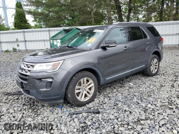 2018 Ford Explorer XLT with VIN 1FM5K8D80JGA94660, listed as a Copart auction lot 59012215 with 105,331 mi miles and Salvage title. Bid and sale history available at DreamBid. Image 1.