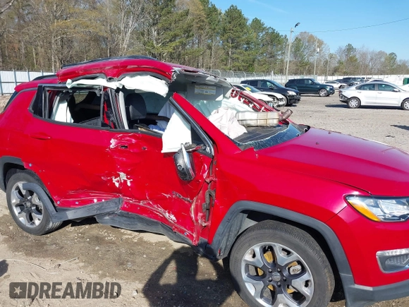 2021 Jeep Compass Limited with VIN 3C4NJDCB6MT511292, listed as a IAAI auction lot 41892359 with Not Provided miles and . Bid and sale history available at carsss.com. Image 6.
