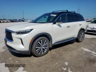 2023 Infiniti QX60 Autograph with VIN 5N1DL1HU1PC376927, listed as a Copart auction lot 52998315 with 21,956 mi miles and Salvage title. Bid and sale history available at DreamBid. Image 1.