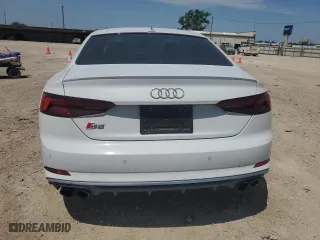 2018 Audi S5 Coupe Prestige with VIN WAUR4AF58JA084579, listed as a Copart auction lot 52940405 with 38,906 mi miles and Salvage Title. Bid and sale history available at carsss.com. Image 6.