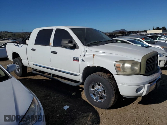 2008 Dodge Ram 2500 Laramie with VIN 3D3KS29A58G174784, listed as a Copart auction lot 42041895 with 268,669 mi miles and Clean Title. Bid and sale history available at carsss.com. Image 4.