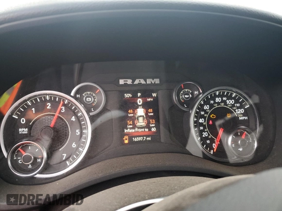 2024 Ram 2500 Tradesman with VIN 3C6UR5CJ5RG227788, listed as a Copart auction lot 41789705 with 16,597 mi miles and Salvage Title. Bid and sale history available at carsss.com. Image 9.