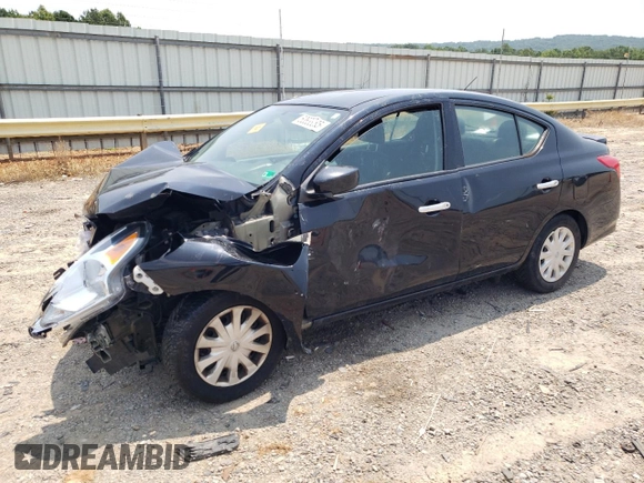 2019 Nissan Versa SV with VIN 3N1CN7AP8KL870963, listed as a Copart auction lot 60633035 with 152,231 mi miles and Salvage title. Bid and sale history available at DreamBid. Image 1.