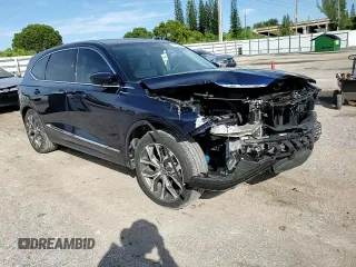 2023 Acura MDX w/Technology Package with VIN 5J8YD9H47PL006004, listed as a Copart auction lot 75084894 with 10,988 mi miles and Salvage Title. Bid and sale history available at carsss.com. Image 12.
