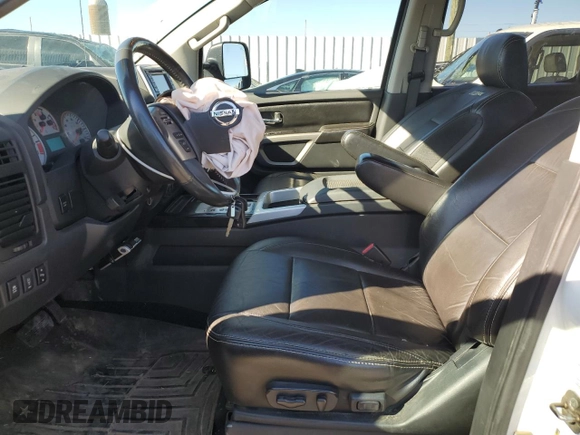 2015 Nissan Titan SL with VIN 1N6BA0ECXFN503956, listed as a Copart auction lot 80520844 with 107,989 mi miles and Salvage Title. Bid and sale history available at carsss.com. Image 7.